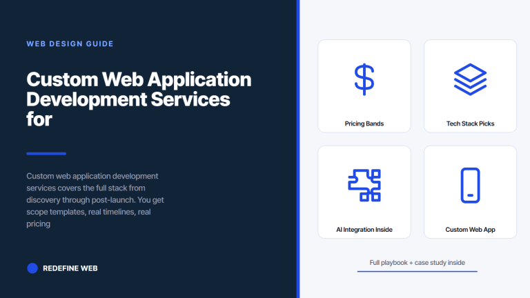 Custom Web Application Development Services for Real Software Builds