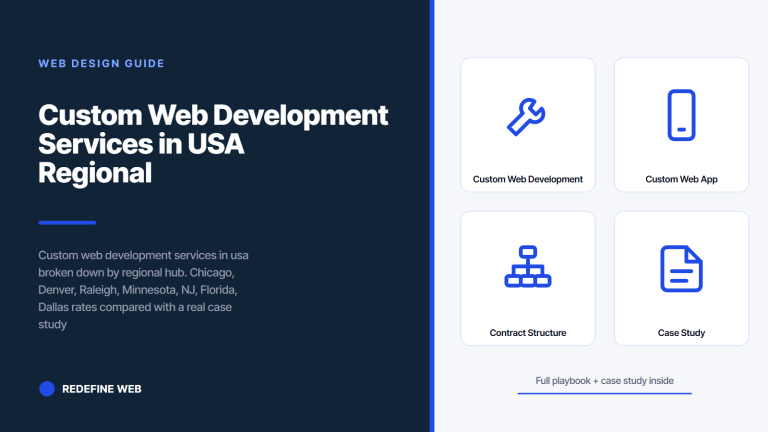 Custom Web Development Services in USA Regional Hubs Compared