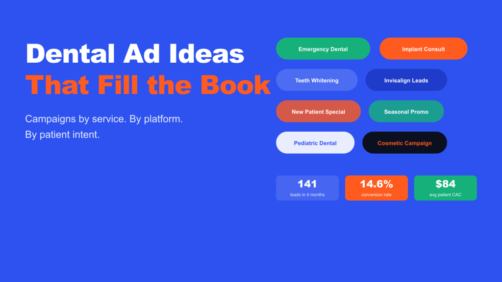 Dental Ad Ideas That Fill the Appointment Book