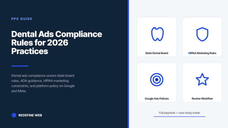 Dental Ads Compliance Rules for 2026 Practices and Agencies