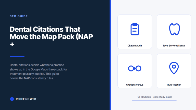 Dental Citations That Move the Map Pack (NAP + Directories)