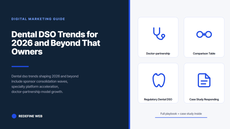Dental DSO Trends for 2026 and Beyond That Owners Track