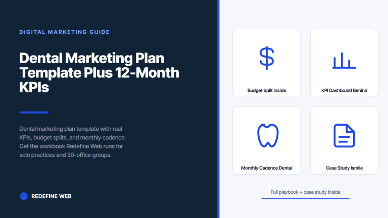 Dental Marketing Plan Template Plus 12-Month KPIs