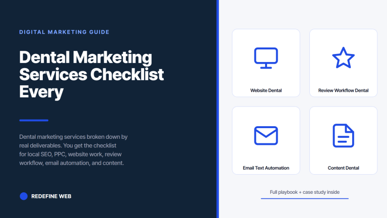 Dental Marketing Services Checklist Every Practice Needs