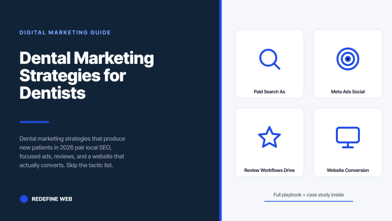 Dental Marketing Strategies for Dentists (2026 Playbook)