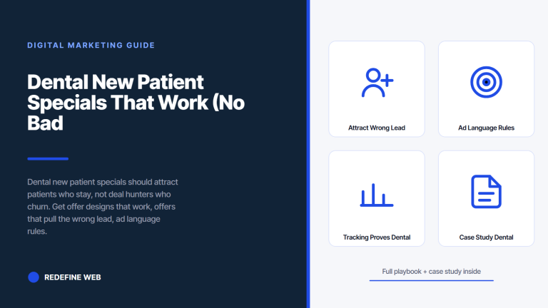 Dental New Patient Specials That Work (No Bad Leads)