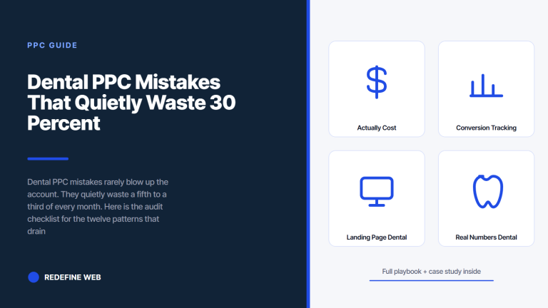 Dental PPC Mistakes That Quietly Waste 30 Percent of Budget