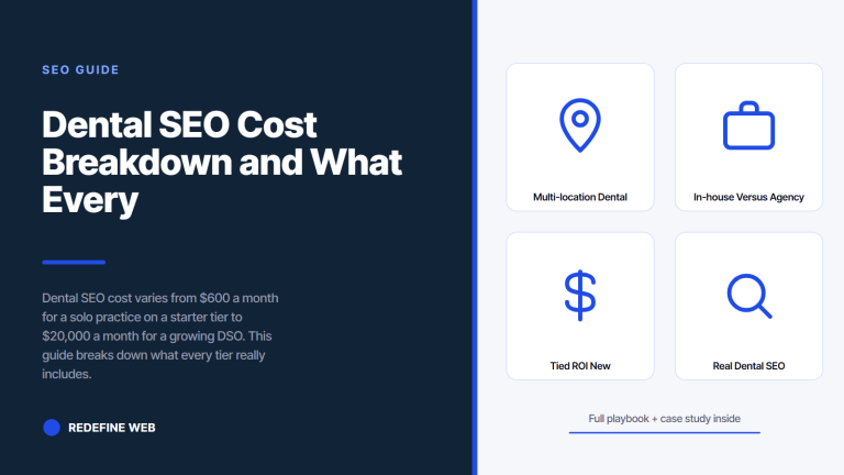 Dental SEO Cost Breakdown and What Every Tier Includes in 2026
