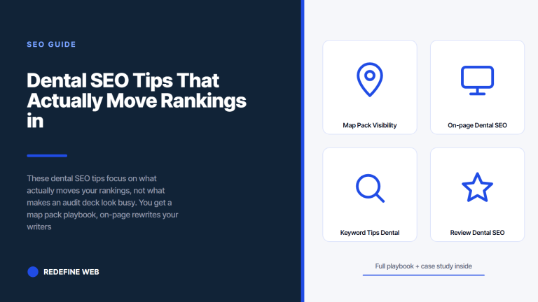 Dental SEO Tips That Actually Move Rankings in 2026