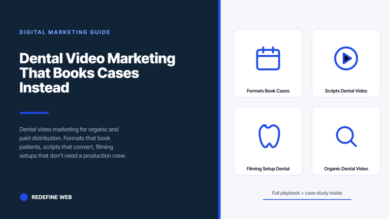 Dental Video Marketing That Books Cases Instead of Views
