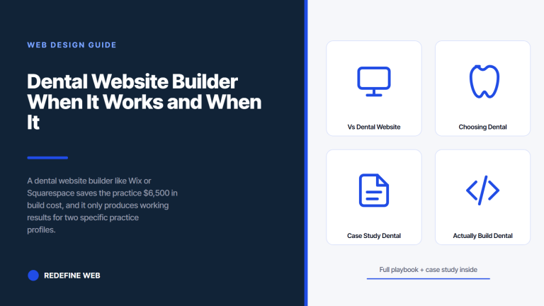 Dental Website Builder When It Works and When It Doesn’t