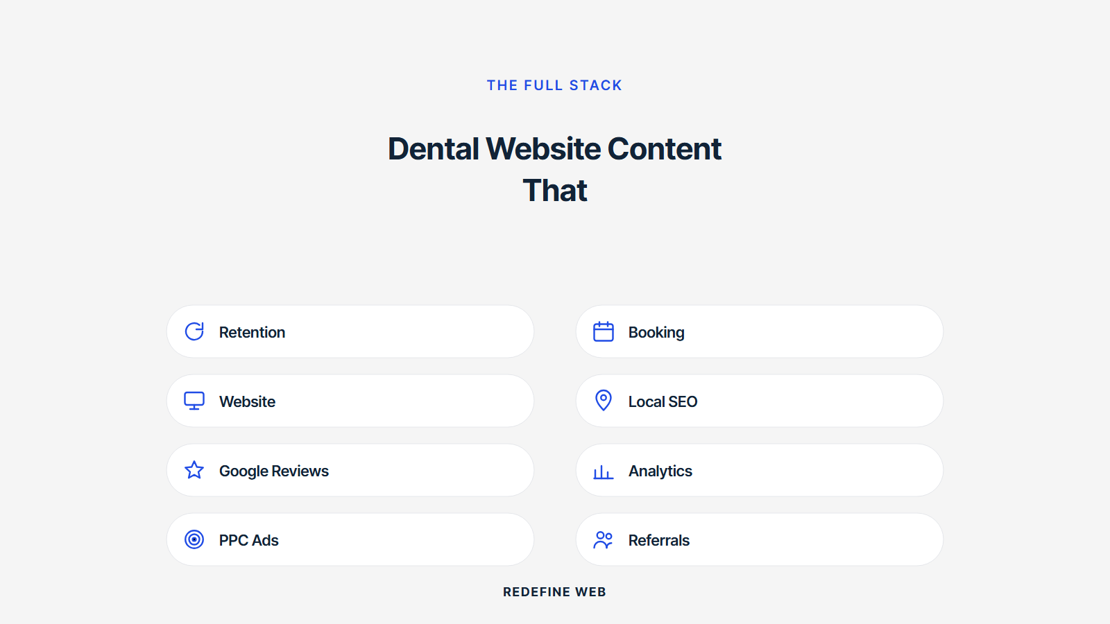 content for dental websites explained
