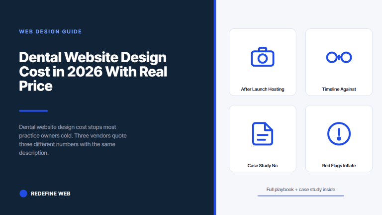 Dental Website Design Cost in 2026 With Real Price Bands
