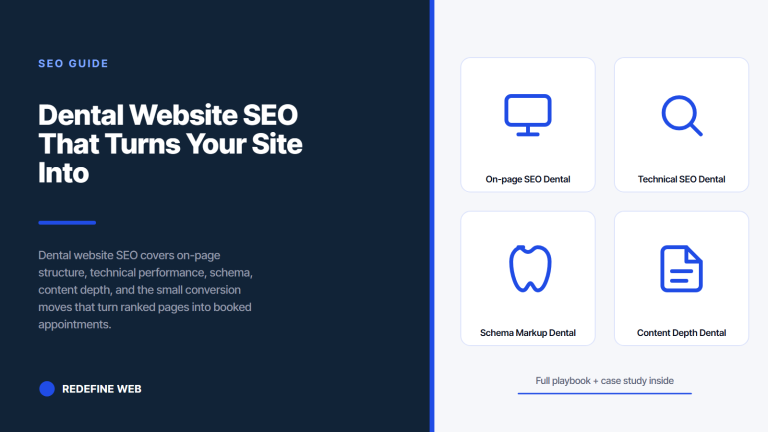Dental Website SEO That Turns Your Site Into a Booking Machine