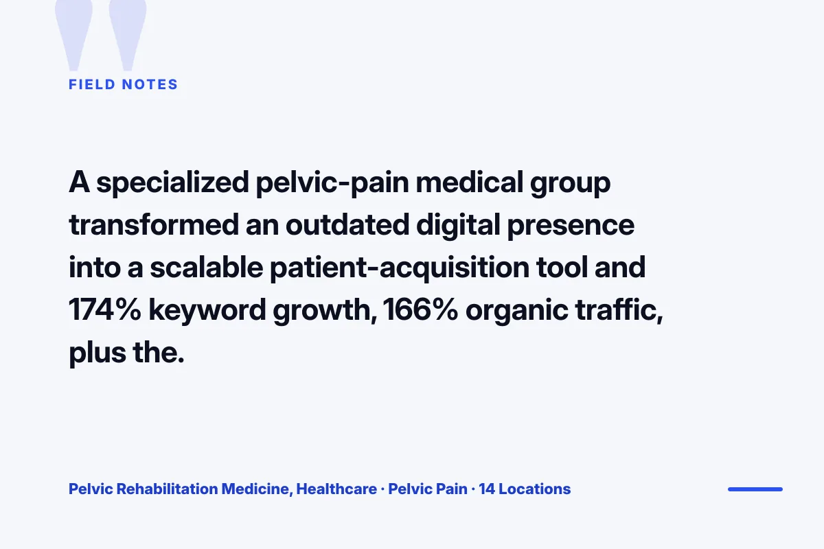 when to hire healthcare seo agency decision framework