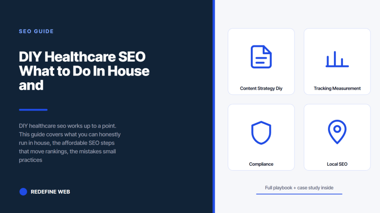 DIY Healthcare SEO What to Do In House and When to Hire Help