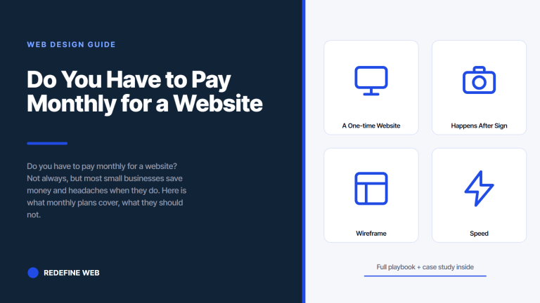 Do You Have to Pay Monthly for a Website