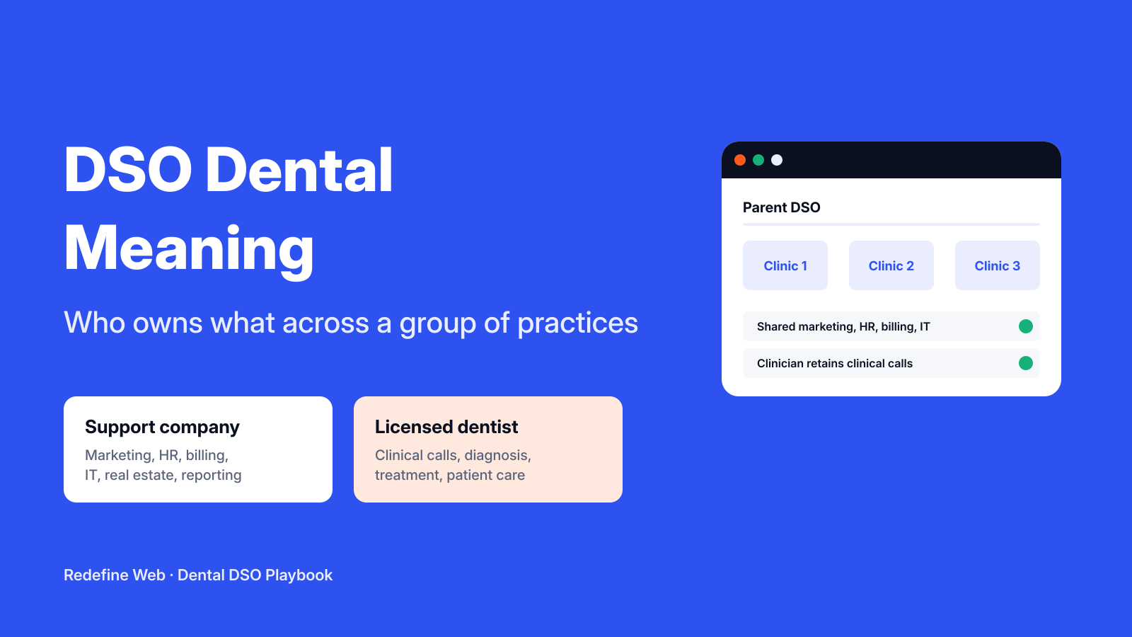 DSO Dental Meaning for Practice Owners