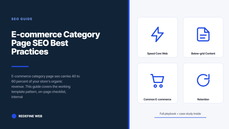 E-commerce Category Page SEO Best Practices for 2025
