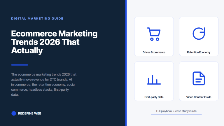 Ecommerce Marketing Trends 2026 That Actually Move Revenue