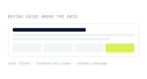 ecommerce SEO outcome showing tracked performance improvement