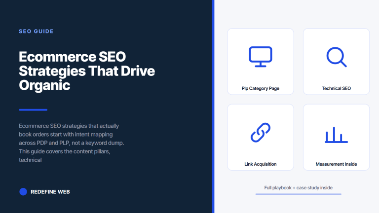 Ecommerce SEO Strategies That Drive Organic DTC Revenue
