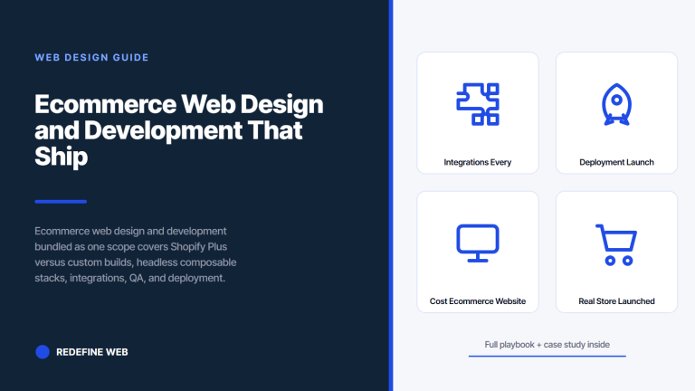 Ecommerce Web Design and Development That Ship DTC Stores
