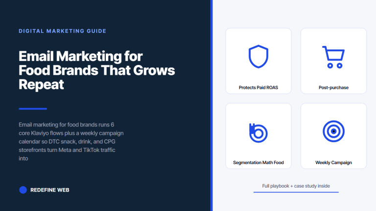 Email Marketing for Food Brands That Grows Repeat Buyer Revenue