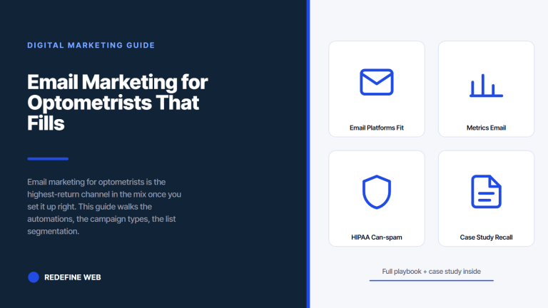Email Marketing for Optometrists That Fills the Schedule