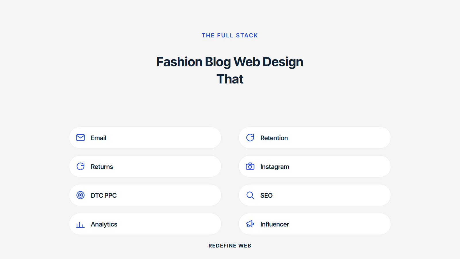 fashion blog web design explained