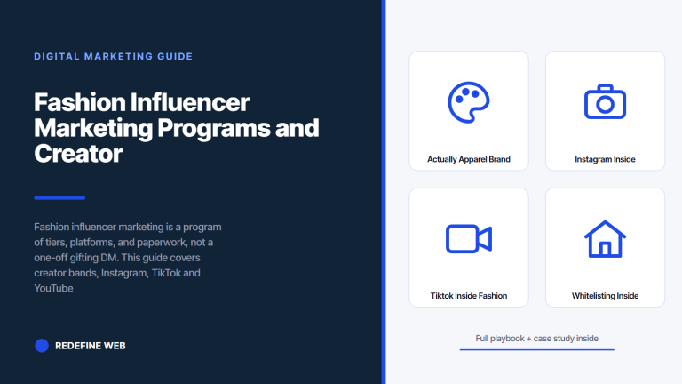 Fashion Influencer Marketing Programs and Creator Tiers