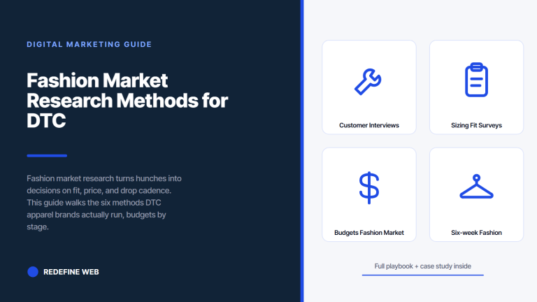 Fashion Market Research Methods for DTC Apparel Brands