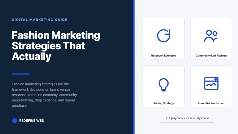 Fashion Marketing Strategies That Actually Scale DTC