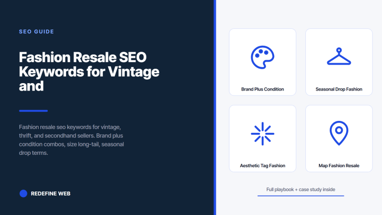 Fashion Resale SEO Keywords for Vintage and Secondhand