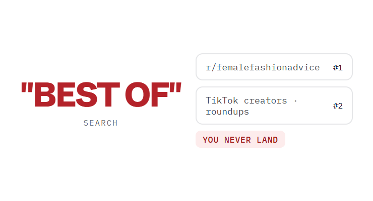 fashion SEO agency challenge card visualizing a common growth blocker