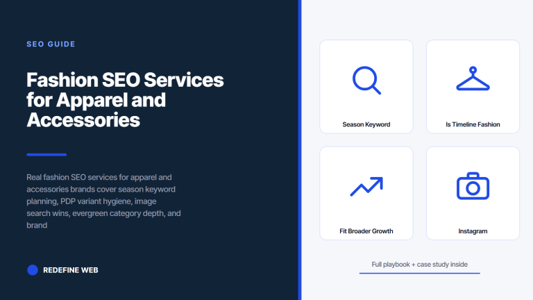 Fashion SEO Services for Apparel and Accessories Brands
