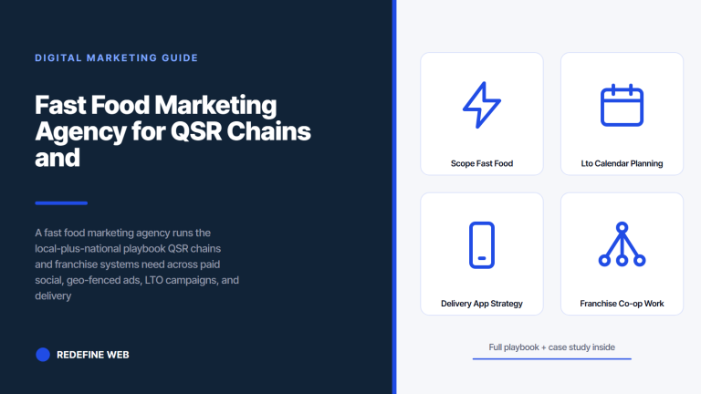 Fast Food Marketing Agency for QSR Chains and Franchise Growth