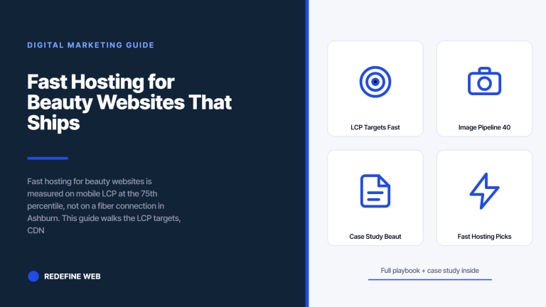 Fast Hosting for Beauty Websites That Ships Sub-Second LCP on Mobile
