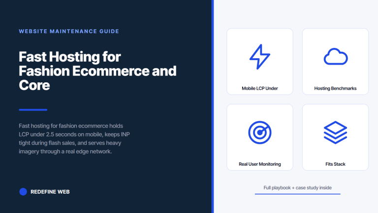 fast hosting for fashion ecommerce