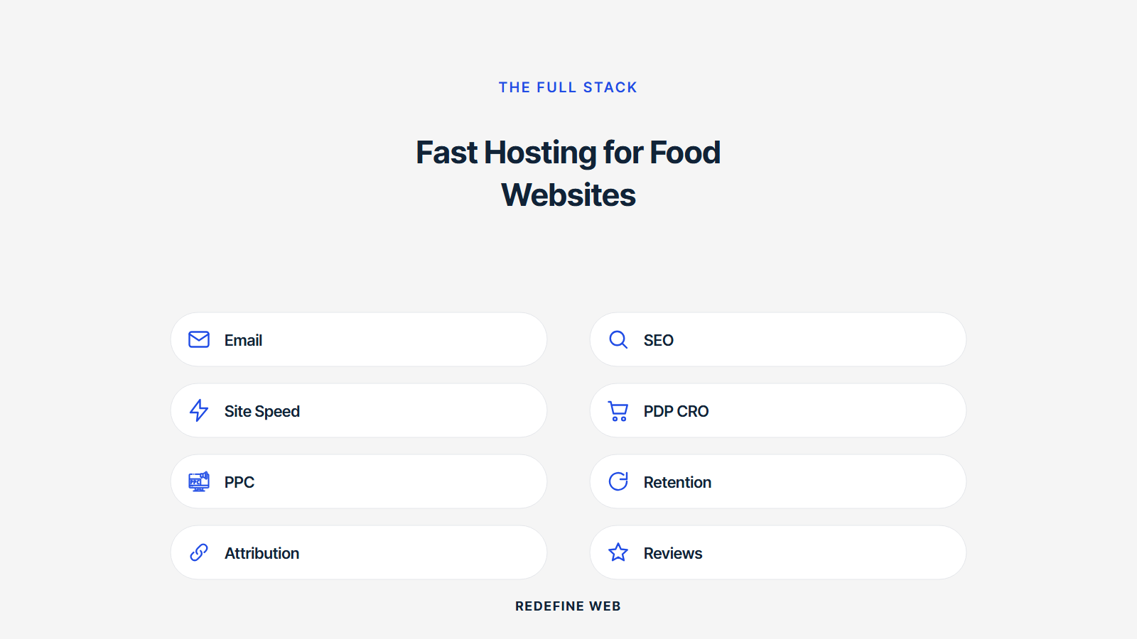 DTC food hosting explained