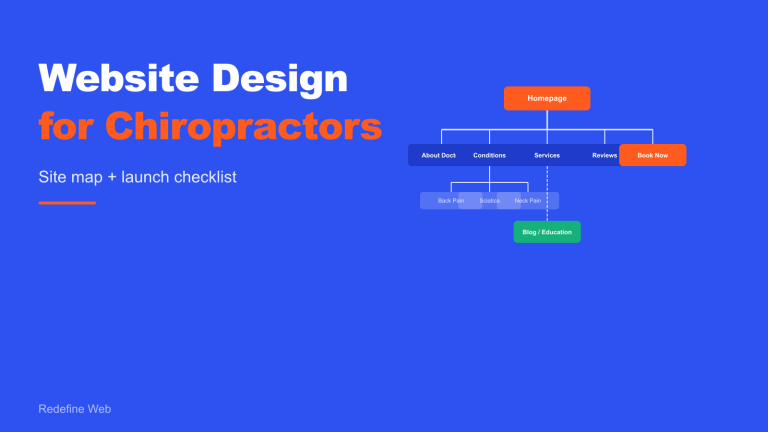 Website Design for Chiropractors: Site Map and Launch Checklist