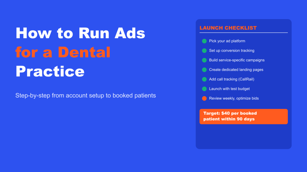 How to Run Ads for a Dental Practice