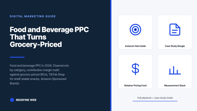 Food and Beverage PPC That Turns Grocery-Priced SKUs into Orders
