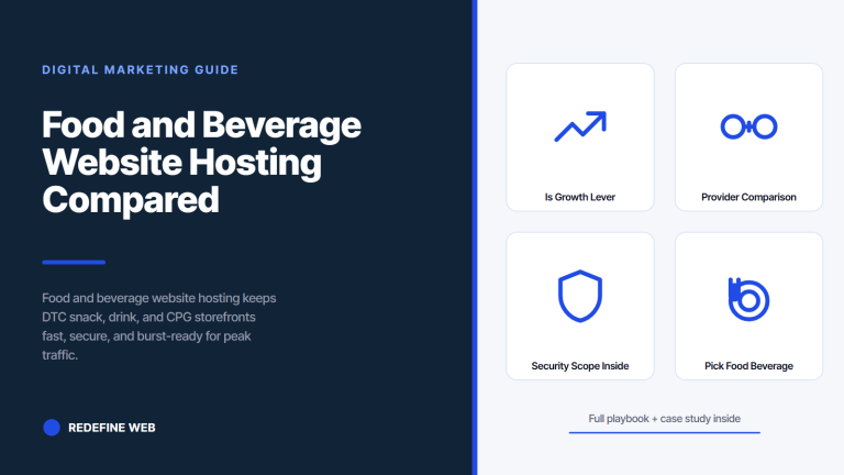 Food and Beverage Website Hosting Compared for DTC CPG Brands