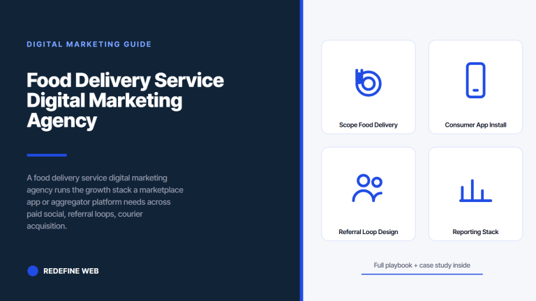 Food Delivery Service Digital Marketing Agency for App Growth