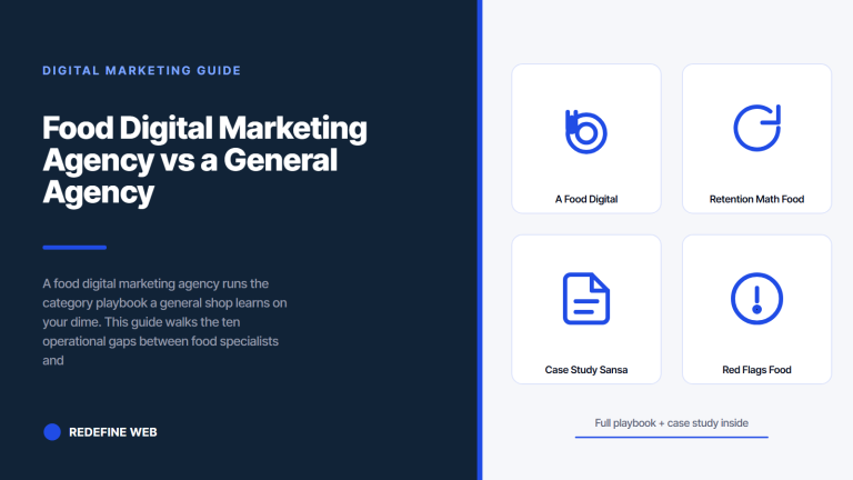 Food Digital Marketing Agency vs a General Agency for CPG Brands