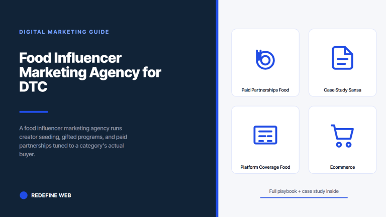 Food Influencer Marketing Agency for DTC and CPG Brand Growth