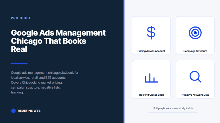 Google Ads Management Chicago That Books Real Leads