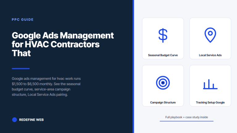 Google Ads Management for HVAC Contractors That Books Jobs