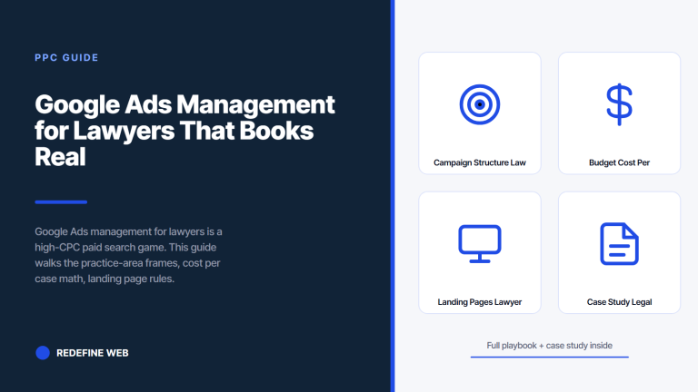Google Ads Management for Lawyers That Books Real Cases